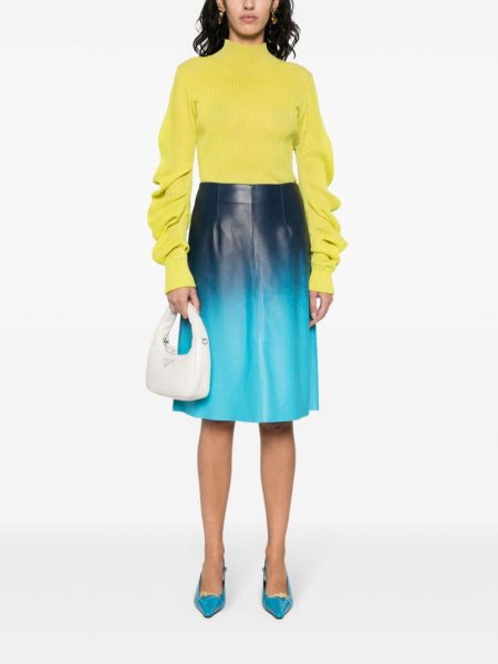 Kožená sukně s přechodem barev Arma