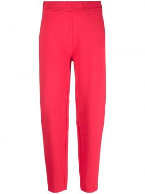 Pantaloni sport din bumbac Emporio Armani roșu