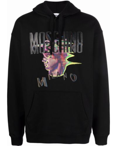 Sudadera con capucha Moschino negro