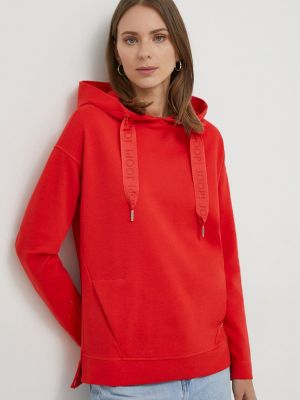 Однотонний светр з капюшоном Joop! червоний