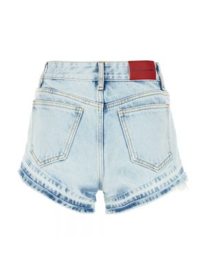 Jeans shorts Alessandra Rich blau
