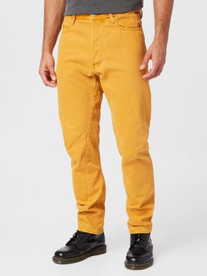 Hviezdne džínsy s rovným strihom G-star Raw žltá