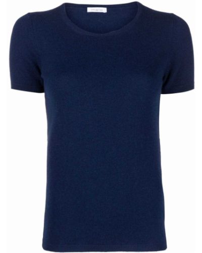 T-shirt con scollo tondo Malo blu