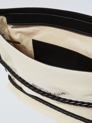 Τσάντα ώμου Bottega Veneta λευκό