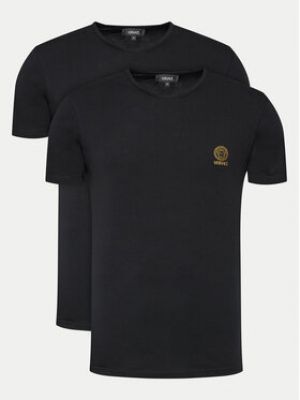 Slim fit košile Versace černá