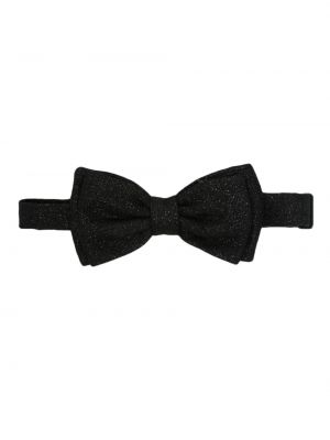 Černá kravata s mašlí Lardini