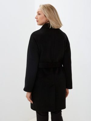 Двубортное пальто Almarosa черное
