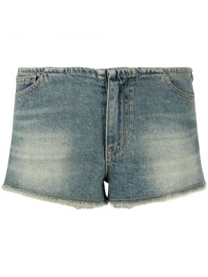 Low waist jeans shorts We11done blau