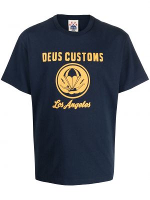 T-shirt Deus Ex Machina blå