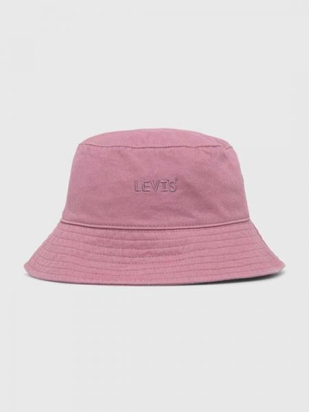 Хлопковая шапка Levi’s® розовая