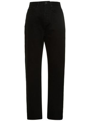 Jeans en coton Balenciaga noir