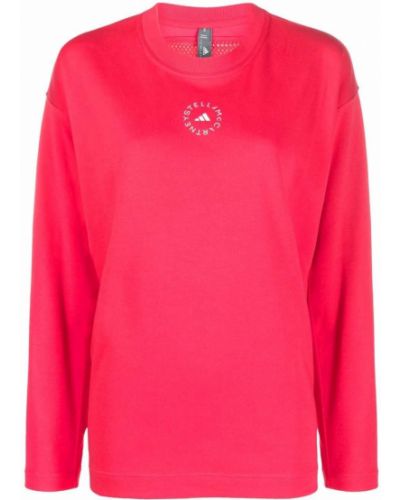 Camiseta de manga larga manga larga Adidas By Stella Mccartney rosa