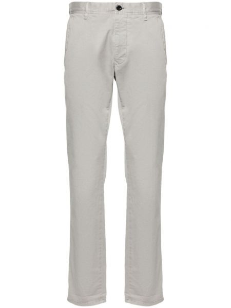 Pantalon chino en coton Incotex gris