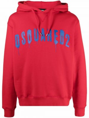 Hoodie Dsquared2 röd