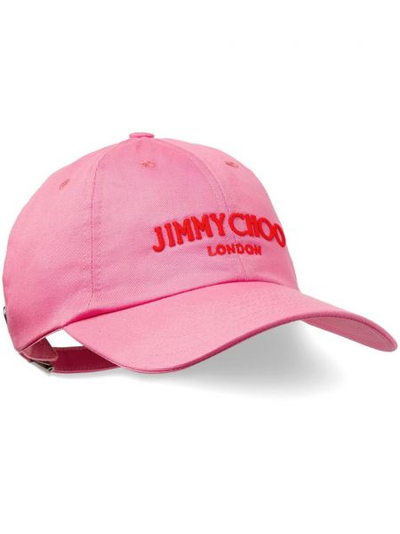 Haftowana czapka z daszkiem Jimmy Choo