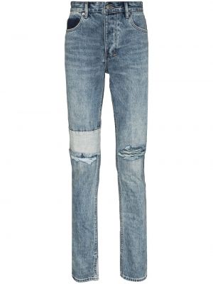 Smal skinny fit-jeans Ksubi blå