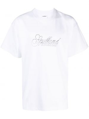 Тениска с принт Soulland бяло