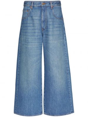 Voľné džínsy Valentino modrá