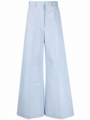 Pantalon taille haute Stella Mccartney bleu
