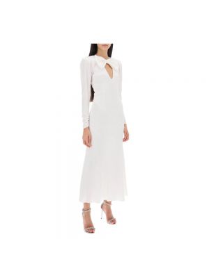 Sukienka długa Alessandra Rich biała