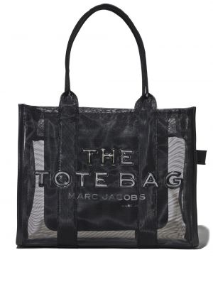 Shopperka z siateczką Marc Jacobs czarna