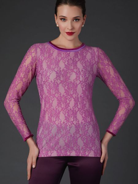 Фиолетовая блузка Арт-Деко