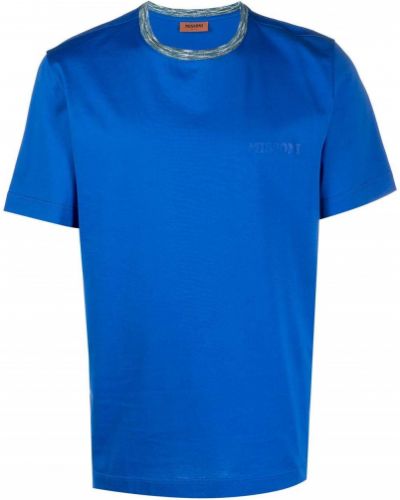 Camiseta con estampado Missoni azul