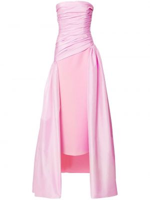Koktejlkové šaty Carolina Herrera ružová