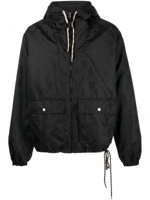 Jacquard kapucnis dzseki Gucci fekete