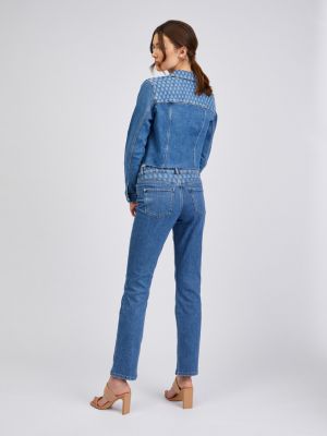 Kurtka jeansowa Orsay niebieska