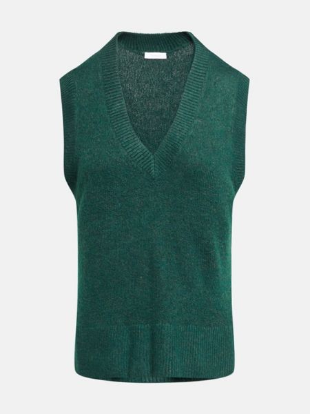 Пуловер без рукавов Tamaris зеленый