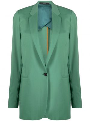 Ull lang blazer Paul Smith grønn