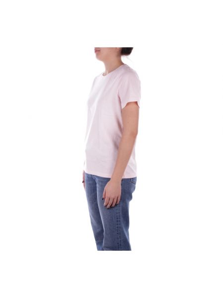 Koszulka bawełniana Lauren Ralph Lauren różowa