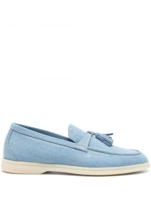 Loafers Scarosso niebieskie
