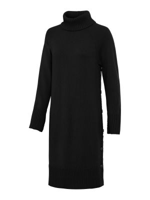 Плетена плетена рокля Heine черно