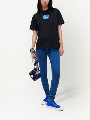 T-shirt aus baumwoll mit print Karl Lagerfeld Jeans