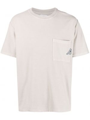 Kokvilnas t-krekls ar apdruku Autry pelēks