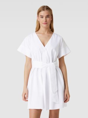 Sukienka na ramiączkach Emporio Armani biała