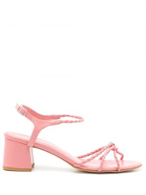 Kožené sandály Sarah Chofakian růžové
