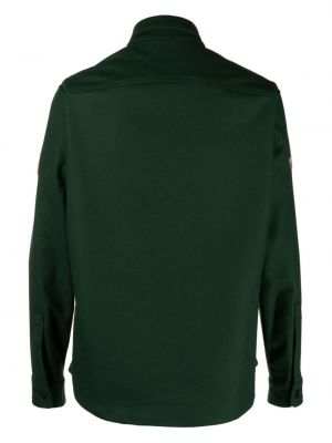 Kokvilnas vilnas krekls Mc2 Saint Barth zaļš