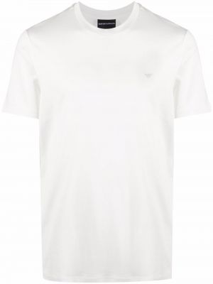 Bomull t-skjorte Emporio Armani hvit