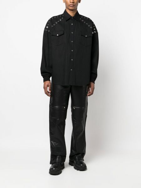 Džinsiniai marškiniai Alexander Mcqueen juoda