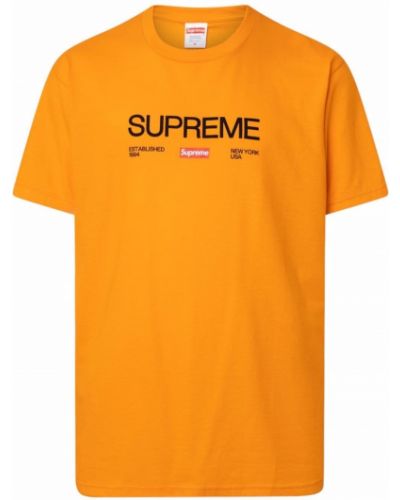 Тениска Supreme оранжево