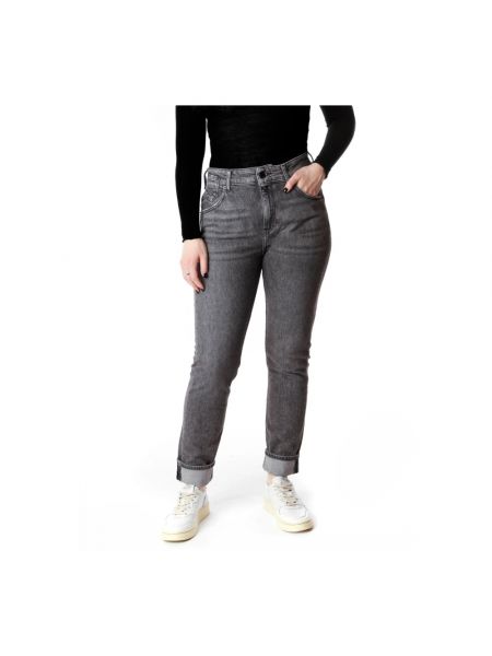 Slim fit jeans 7/8 Replay schwarz