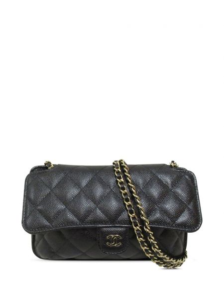 Найлонови шопинг чанта Chanel Pre-owned черно