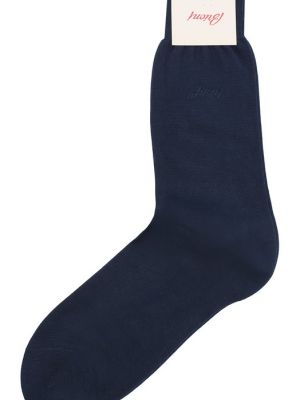 Хлопковые носки Brioni синие