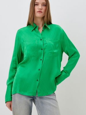 Рубашка Replay зеленая