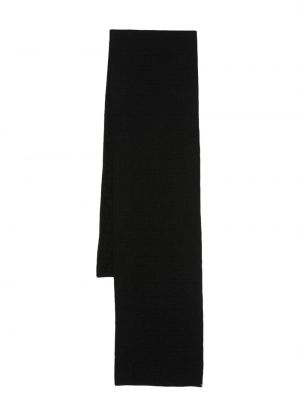Echarpe en laine Versace noir