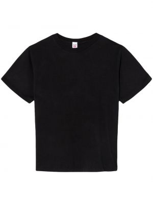 T-shirt col rond Re/done noir
