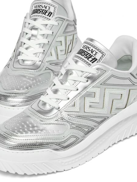 Sneakersy Versace srebrne